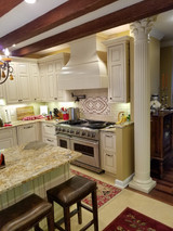 Kitchen Redesign with Light and Dark Colors