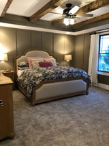 Bedroom Color Scheme: Matching Beams to the Furniture