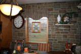 Cozy Kitchen Wall Remodel with Lehigh Cobblestone