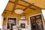 Southwest Style on a Budget with Beams & Corbels