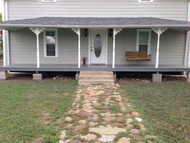 Simple DIY Porch Remodeling with Faux Panels