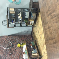 PBS' Make it Artsy: Craft Corner with a Brick Accent PBS' Make it Artsy: Craft Corner with a Brick Accent