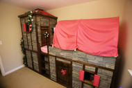 Fairy Tales Do Come True! DIY Princess Castle Bed