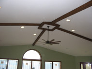 All Squared Away with Faux Wood Beams All Squared Away with Faux Wood Beams
