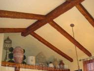 Drywall Ceiling Remodels with Faux Beams