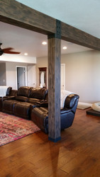Basement Support Beams: DIY Before and After Basement Support Beams: DIY Before and After