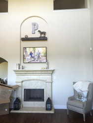 Fireplace Alcove Remodel: Small Mantel, Big New Look