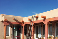 Get Southwest Style on a Budget with Faux Viga Tails and Wood Corbels Get Southwest Style on a Budget with Faux Viga Tails and Wood Corbels