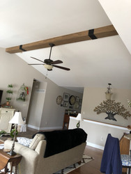 Installing a Ceiling Fan Through a Beam