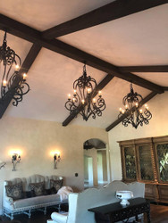 Elegant Home Design with Box Beams Elegant Home Design with Box Beams