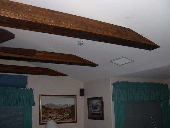 Sloped Ceiling Challenge Making Beams Flush Barron Designs