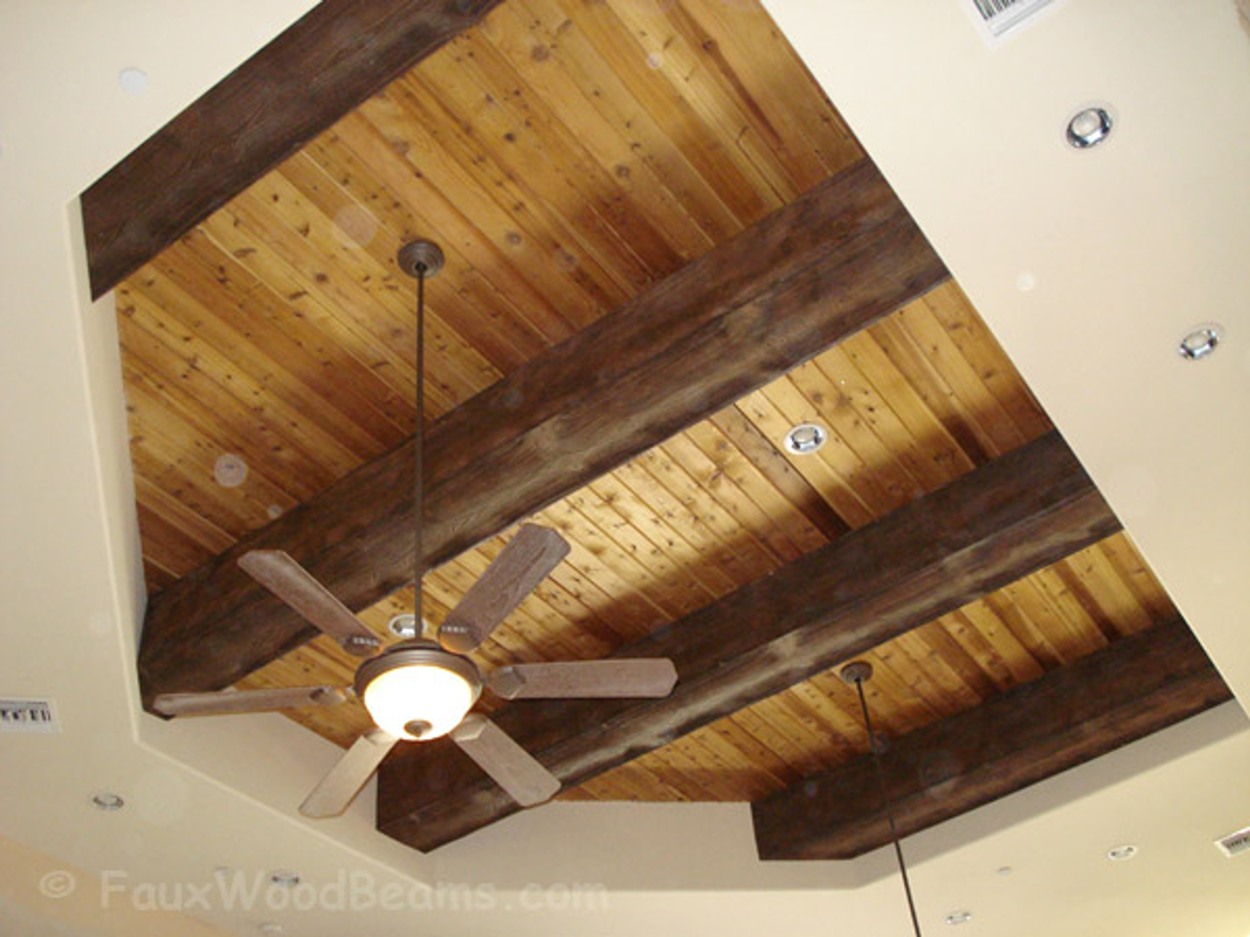 Faux Wood Stain Tips Painting Knots on Your Beams Barron Designs