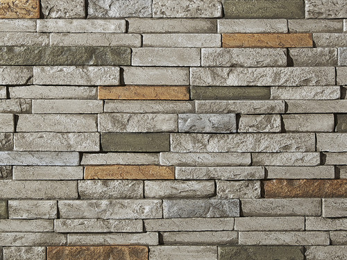 Closeup of Somerset Dry Stack Faux Panels