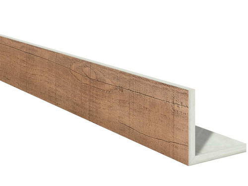 Rough Sawn Faux Wood L-Header