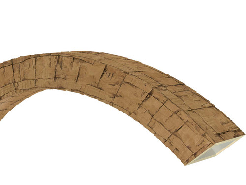 Rough Hewn Faux Wood Arched Beams