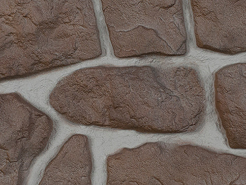 Closeup of Novik Fieldstone Exterior Siding Sample