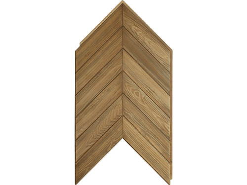 Chevron Faux Wood Panel