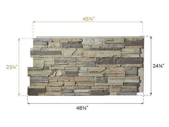 Dimensions of Kentucky Dry Stack Panel-thumb