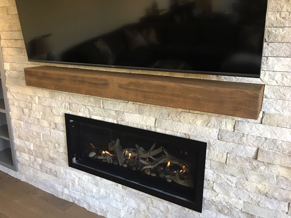 Beachwood Mantel in Caramel-thumb
