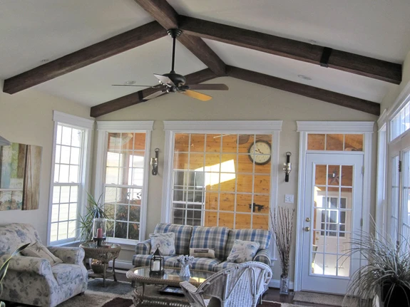 Rough Hewn Beams in Caramel-thumb
