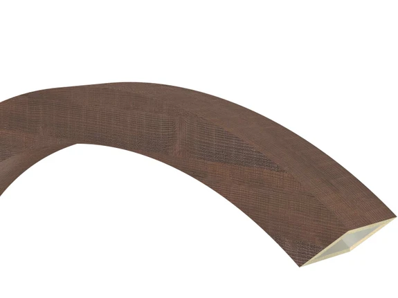 Resawn Faux Wood Arched Beams-thumb