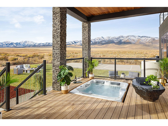 Colorado Dry Stack Stone Column Wrap in Graphite-thumb