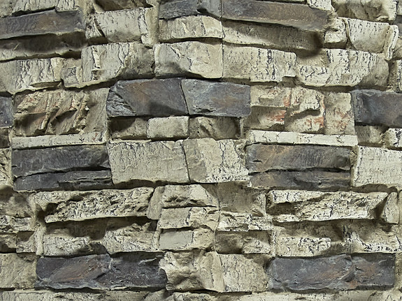 Closeup of Colorado Dry Stack Stone Column Wrap - Medium/Tall-thumb