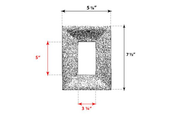 Dimensions of Universal Electrical Outlet Surround-thumb