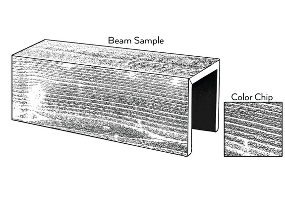 Driftwood Faux Wood Beam Sample Kit-thumb