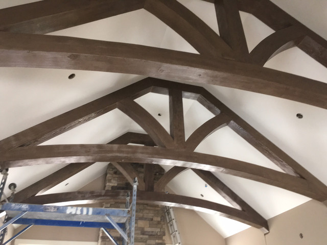 Cathedral Ceiling Trusses with a Curve - Barron Designs