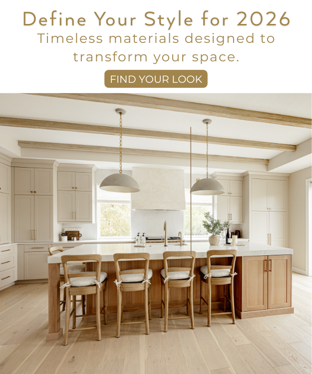 Faux wood beams in modern kitchen design, find your 2026 design style with Barron Designs 