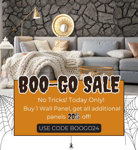 Boo-Go Sale! Buy 1 wall panel, get all additional panels 20% off! Use code BOOGO24