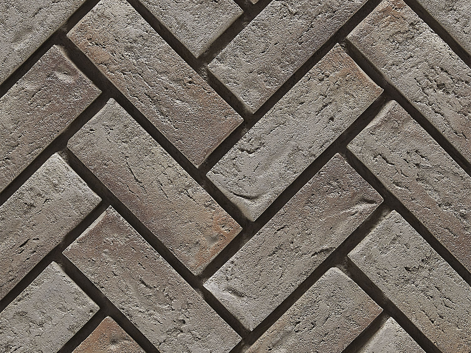 Opus Herringbone Faux Brick Wall PanelUp close shot