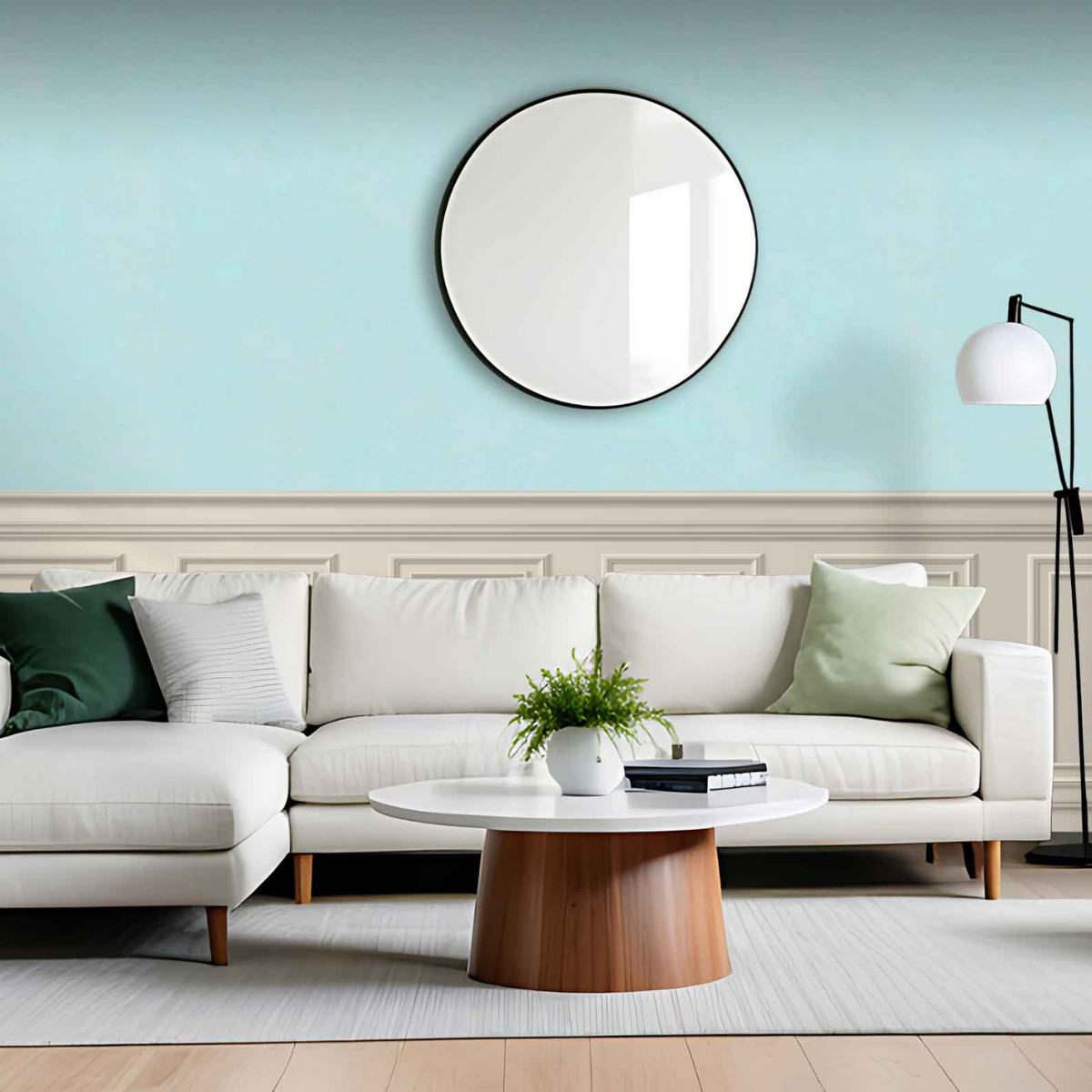 fsorb acoustic paneling. Felt wall panels for sound control. fsorb panels sene in living room accent wall  at barron designs