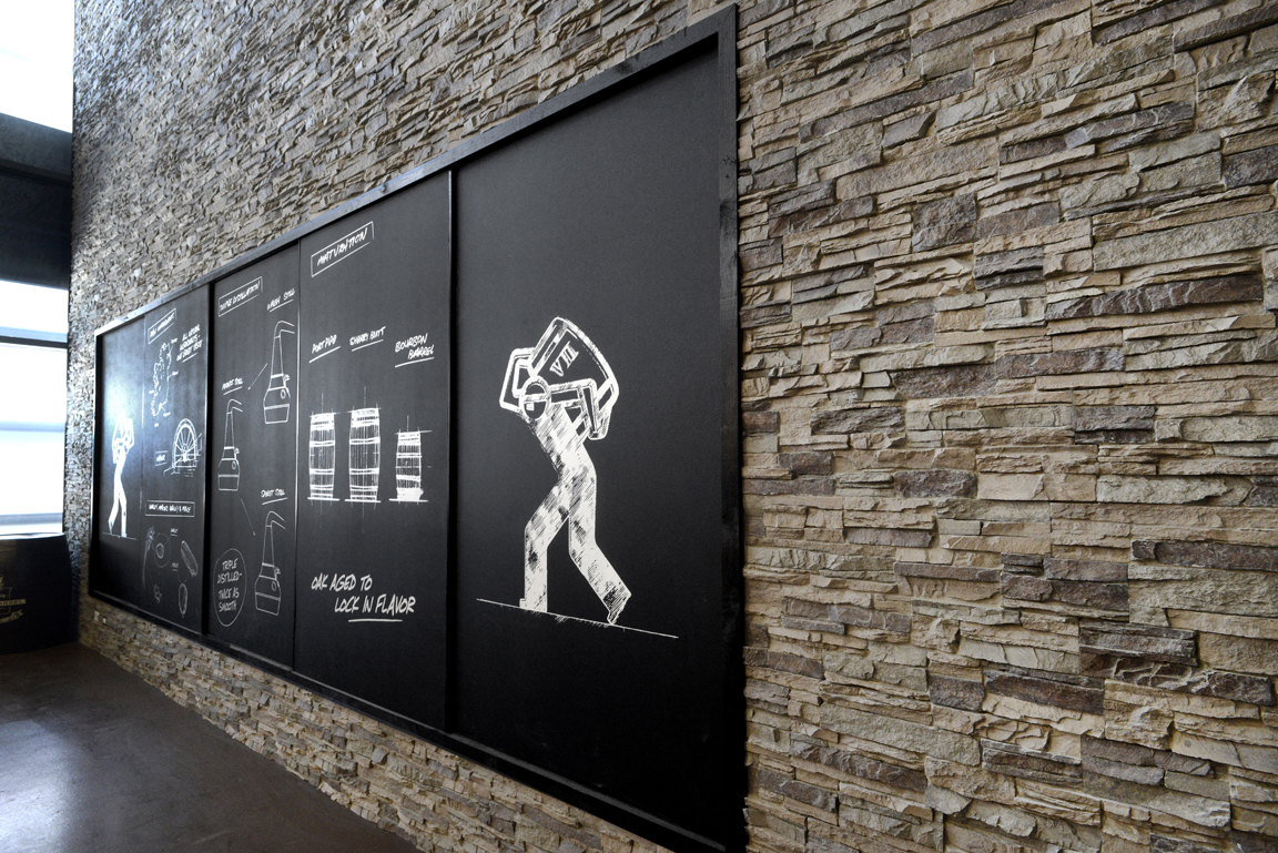 Commercial interior that used Barron Designs faux wall panels