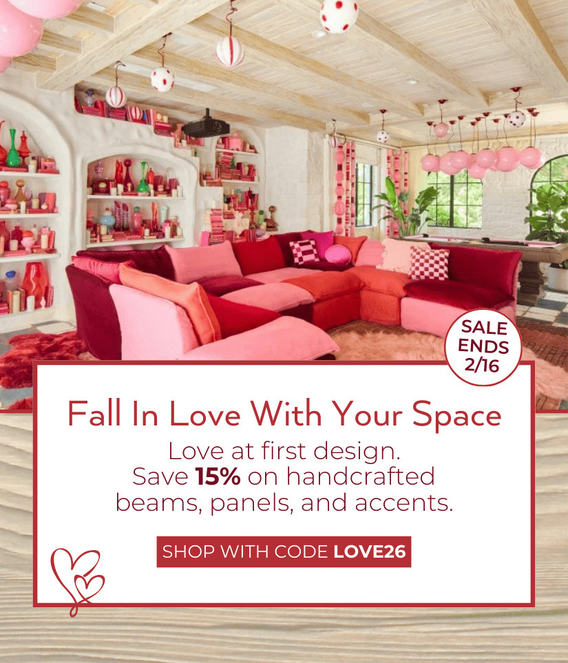 Save 15% with code LOVE26