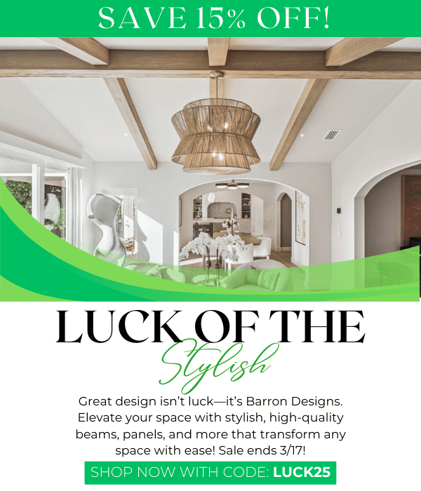 Save 15% with code LUCK26