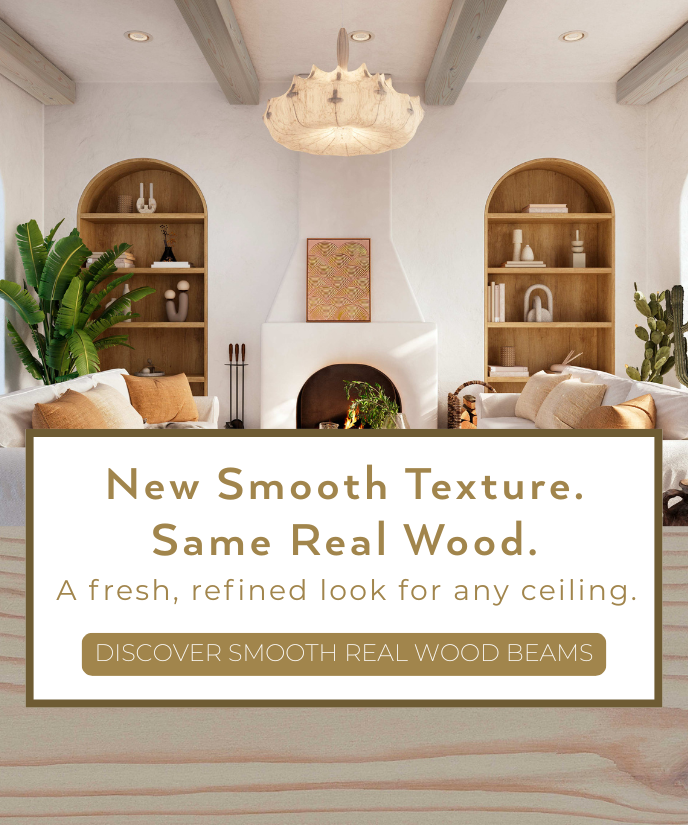 New Smooth Wood Beams | Real Wood Beams Smooth Texture Explore Now