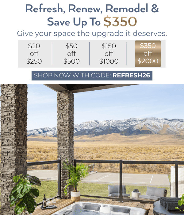 Save up to $350 with code REFRESH26