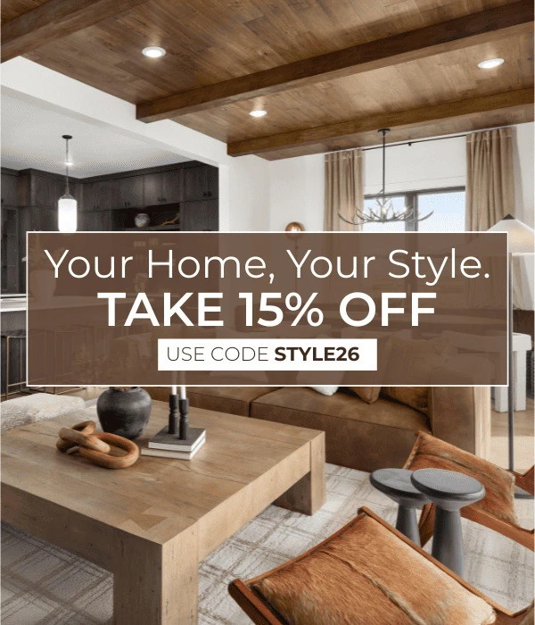 Save 15% with promo code STYLE26