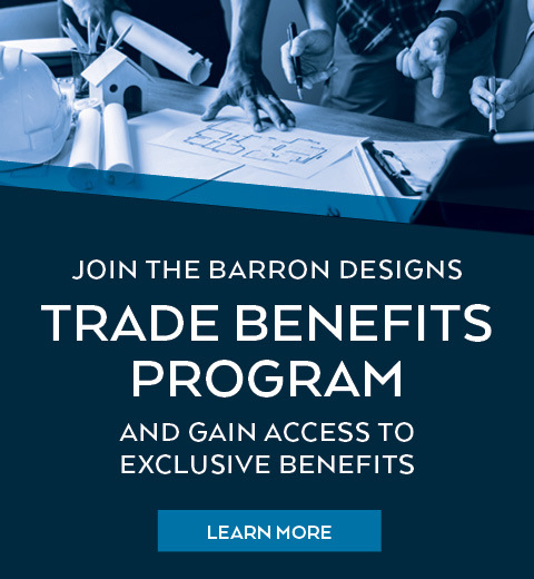 Join Barron Designs NEW Trade Benefits Program