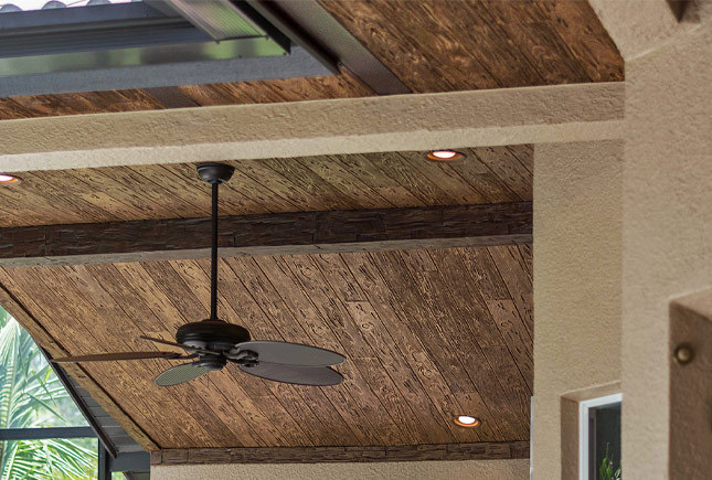 Forget About The Floor Add Warmth And Wow With A Wood Panel Ceiling Barron Designs