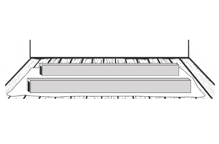 Safety Warning: Beams are not to be used for structural support, bracing, or suspension of objects.