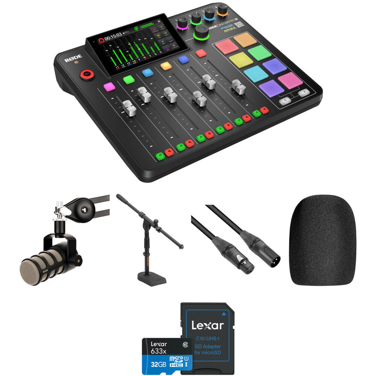 RODE RODECaster PRO II Integrated Audio Production Studio 