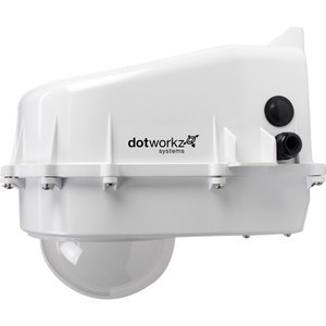 Dotworkz D2 High Efficiency Power Solar Tornado Camera Enclosure with Clear Lens for Low Power Applications