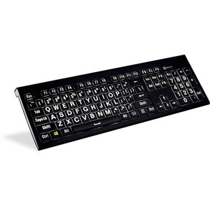 LogicKeyboard Largeprint PC Backlit Astra American English Keyboard