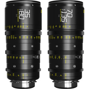 DZOFilm CATTA Ace FF 35-80 & 70-135mm T2.9 Zoom Lens Bundle (Black)