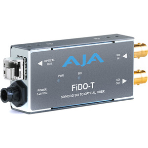 AJA 1-Channel 3G-SDI to Multi-Mode LC Fiber Transmitter
