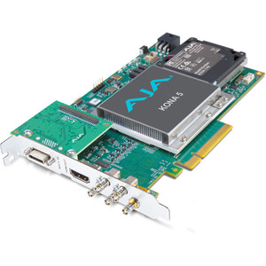 AJA 12G-SDI I/O, 10-Bit PCIE Card, HDMI 2.0 Output W/ HFR Support (ATX Power With No Cable)