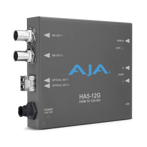 AJA HA5-12G-T HDMI 2.0 to 12G-SDI, LC Fibre Transmitter
